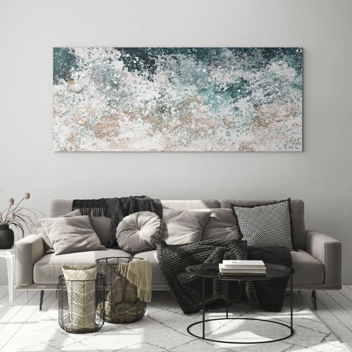 Obraz na skle - Mořské příběhy - 140x50 cm