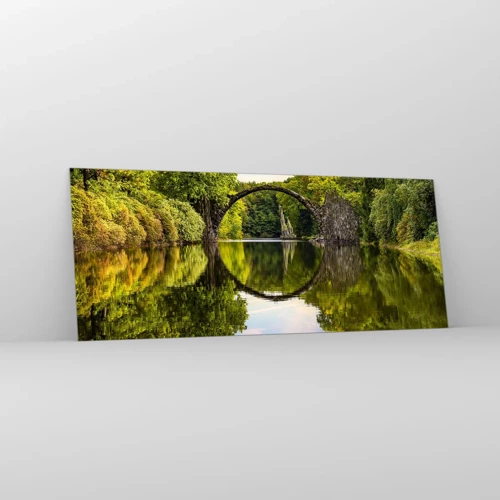 Obraz na skle - Na rozhraní dvou světů - 100x40 cm