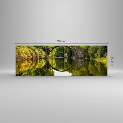 Obraz na skle - Na rozhraní dvou světů - 90x30 cm