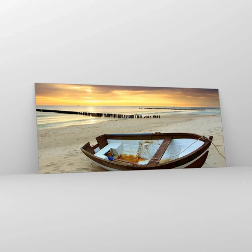 Obraz na skle - Neexistuje krásnější pláž - 120x50 cm
