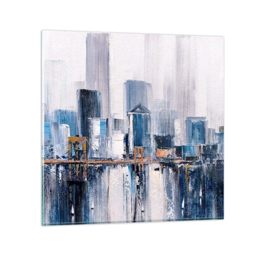 Obraz na skle - Newyorská imprese - 40x40 cm