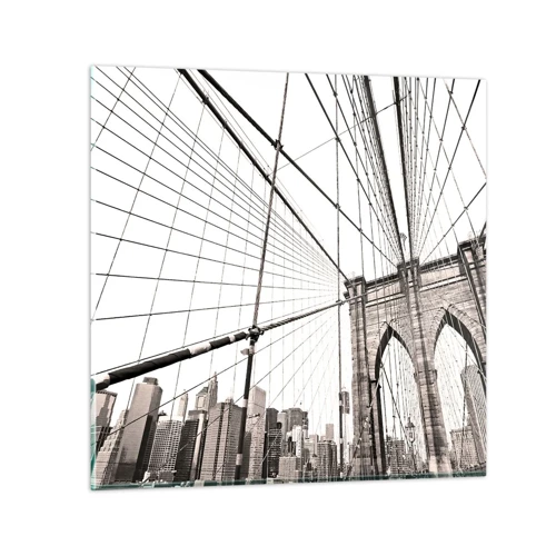 Obraz na skle - Newyorská katedrála - 40x40 cm