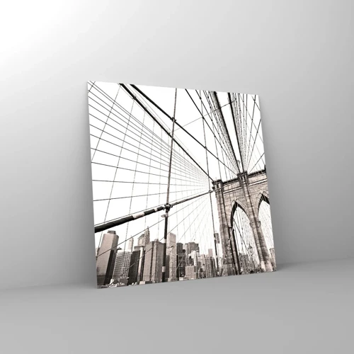 Obraz na skle - Newyorská katedrála - 70x70 cm