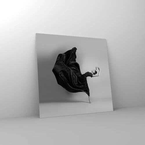 Obraz na skle - Okřídlený hudbou - 30x30 cm