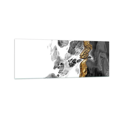 Obraz na skle - Organická kompozice - 140x50 cm