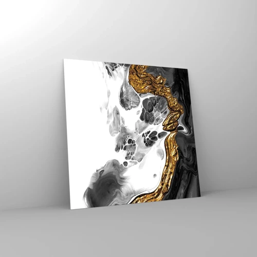 Obraz na skle - Organická kompozice - 60x60 cm