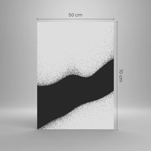 Obraz na skle - Plynulá rovnováha - 50x70 cm
