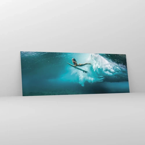 Obraz na skle - Podmořský svět - 140x50 cm