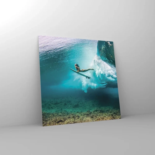 Obraz na skle - Podmořský svět - 50x50 cm