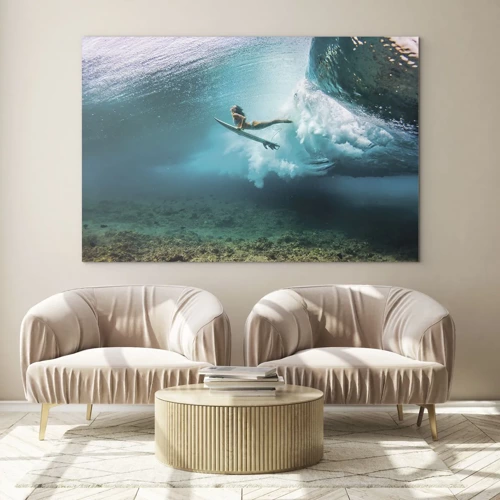 Obraz na skle - Podmořský svět - 70x50 cm