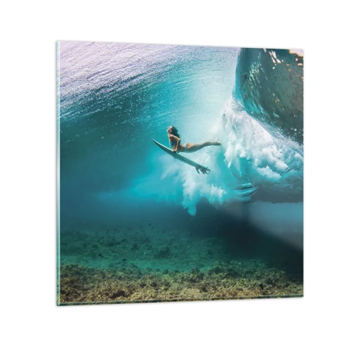 Obraz na skle - Podmořský svět - 70x70 cm