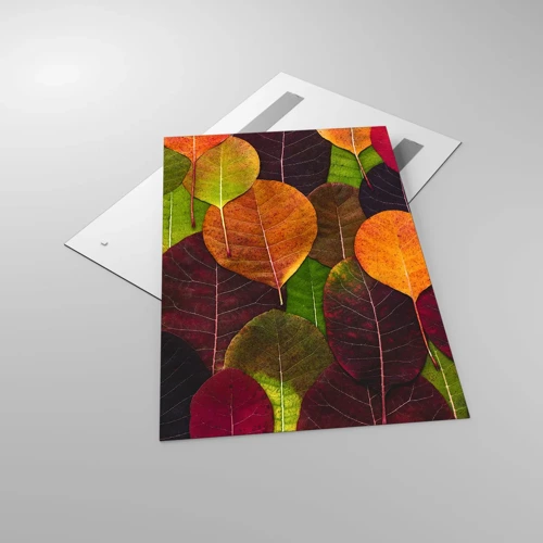 Obraz na skle - Podzimní mozaika - 80x120 cm