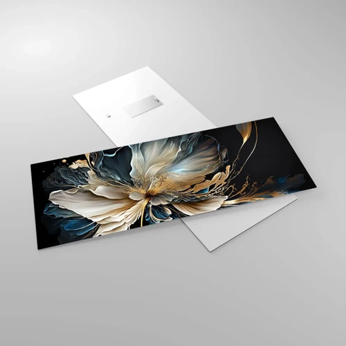 Obraz na skle - Pohádkový květ kapradí - 100x40 cm