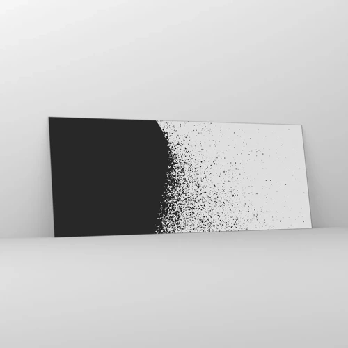 Obraz na skle - Pohyb částic - 100x40 cm