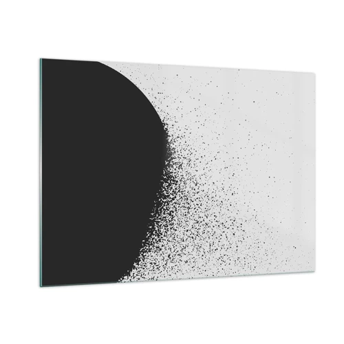 Obraz na skle - Pohyb částic - 100x70 cm