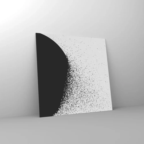 Obraz na skle - Pohyb částic - 30x30 cm