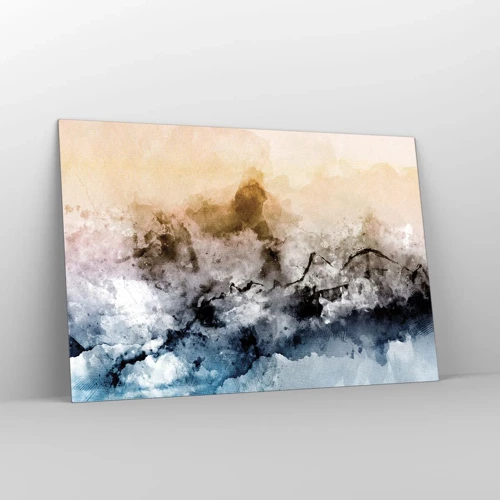 Obraz na skle - Ponořené do mračna mlhy - 120x80 cm