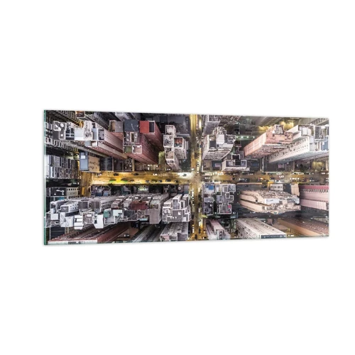 Obraz na skle - Pozdrav z Hongkongu - 100x40 cm