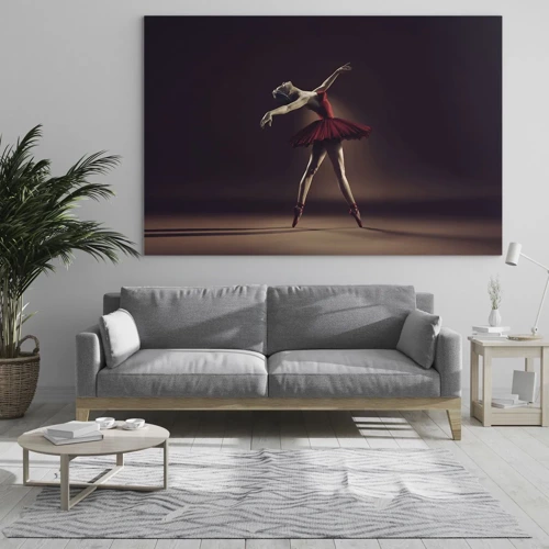 Obraz na skle - Prima balerína - 70x50 cm