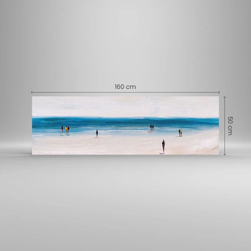 Obraz na skle - Přirozená potřeba - 160x50 cm