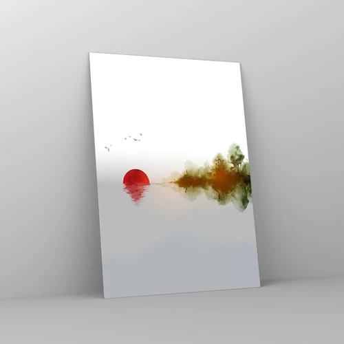 Obraz na skle - Příslib klidu - 50x70 cm