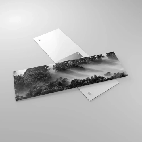 Obraz na skle - Probouzení ze spánku - 90x30 cm