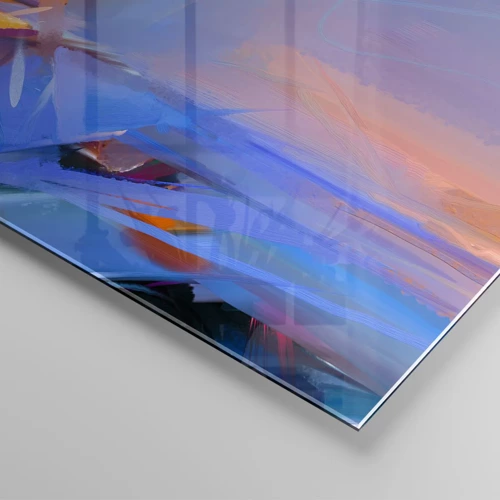 Obraz na skle - Proletěla jako pták - 120x50 cm