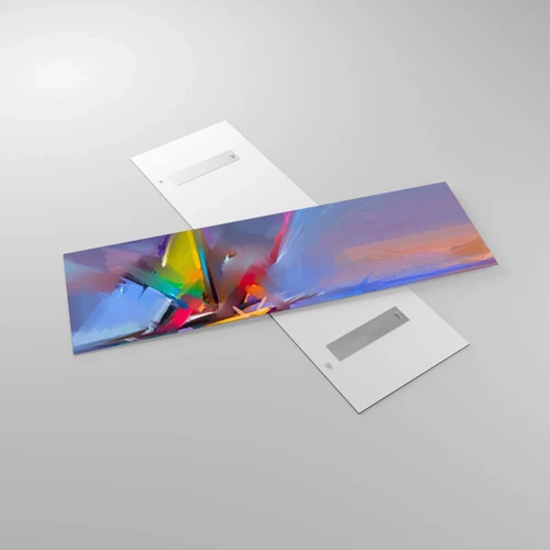 Obraz na skle - Proletěla jako pták - 160x50 cm