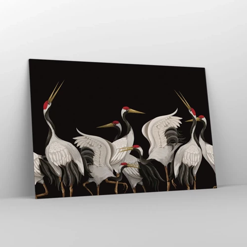Obraz na skle - Ptačí záležitosti - 120x80 cm