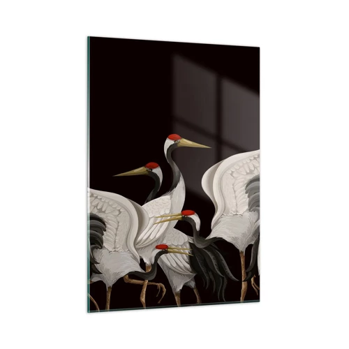 Obraz na skle - Ptačí záležitosti - 50x70 cm