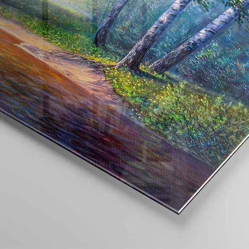 Obraz na skle - Scénář selanky - 160x50 cm