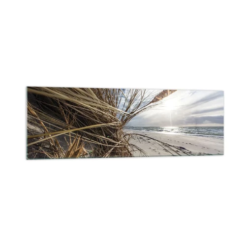 Obraz na skle - Setkání živlů - 160x50 cm