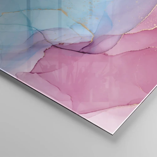 Obraz na skle - Setkávání a prolínání - 140x50 cm
