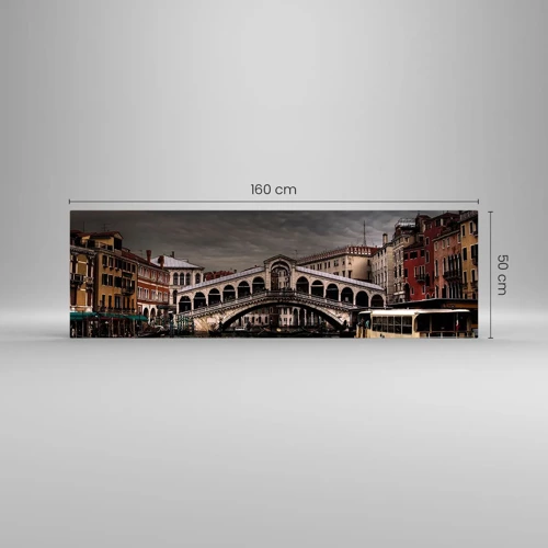Obraz na skle - Slib benátského večera - 160x50 cm