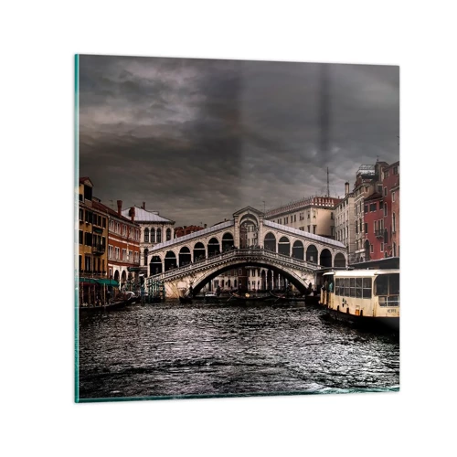 Obraz na skle - Slib benátského večera - 30x30 cm