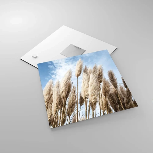 Obraz na skle - Slunečné a větrné pohlazení - 30x30 cm