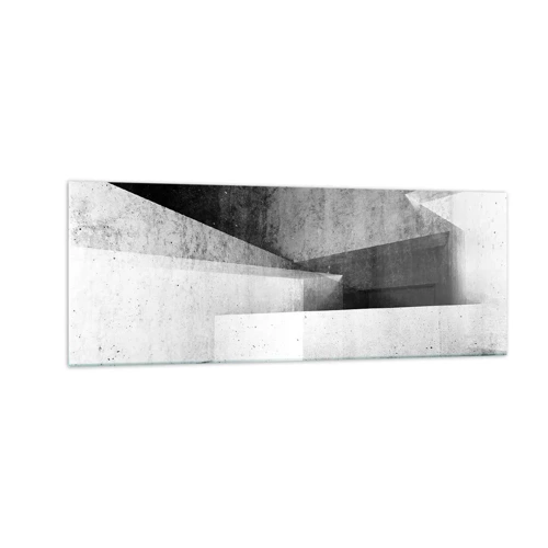 Obraz na skle - Struktura prostoru - 140x50 cm