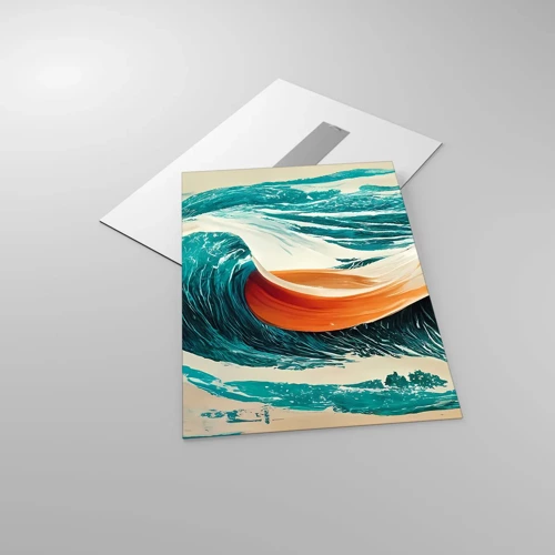 Obraz na skle - Surfařův sen - 50x70 cm