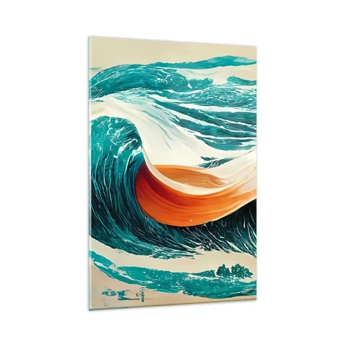 Obraz na skle - Surfařův sen - 80x120 cm