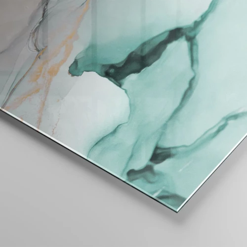 Obraz na skle - Tanec tvarů a barev - 120x50 cm