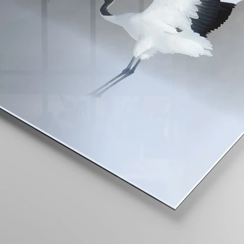 Obraz na skle - Tanec v mlze - 120x80 cm