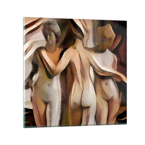 Obraz na skle - Tři Grácie 2.0 - 60x60 cm