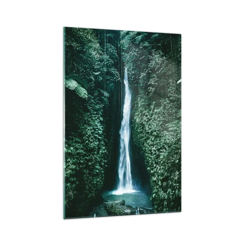 Obraz na skle - Tropický pramen - 70x100 cm