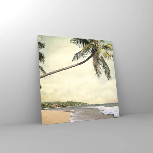 Obraz na skle - Tropický sen - 60x60 cm