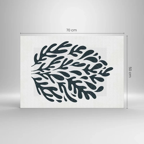 Obraz na skle - Tvary přírody - 70x50 cm