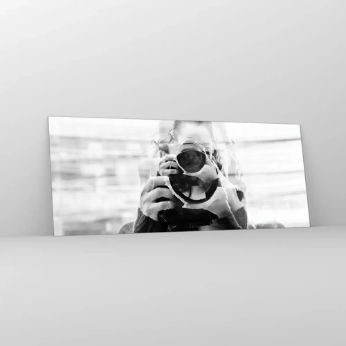 Obraz na skle - Tvůrce a materiál - 100x40 cm