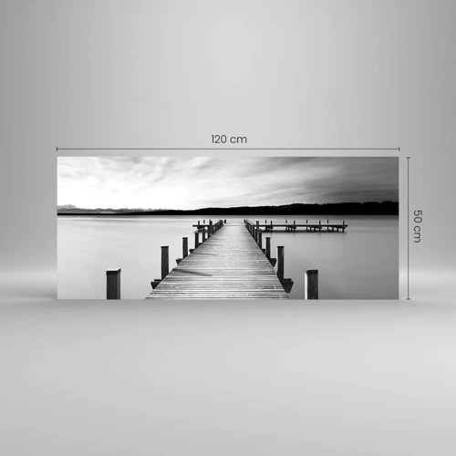 Obraz na skle - U napajedla – klidu - 120x50 cm
