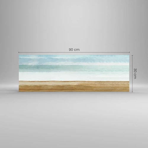 Obraz na skle - Utěšení - 90x30 cm