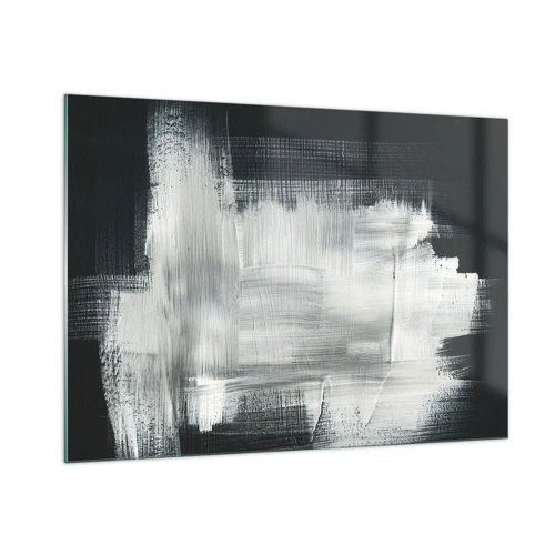 Obraz na skle - Utkané svisle a vodorovně - 100x70 cm