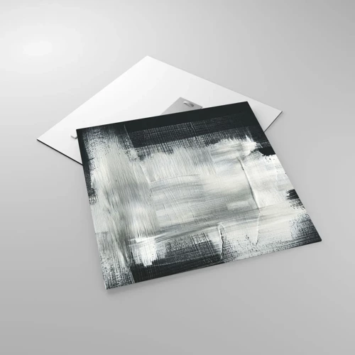 Obraz na skle - Utkané svisle a vodorovně - 50x50 cm